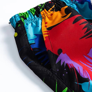 <b>Men's</b> Colorful Paint Splash Print Board Shorts Quick Dry Drawstring Casual Swim <b>Trunks</b> - Product Image 4