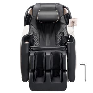 Poltrona Massaggiante 3D Zero Gravity con SL Track, Massaggio Completo del Corpo, 18 Modalità Automatiche, Riscaldamento, Rulli per Piedi, Controllo sul Bracciolo, Display LCD, in PU per Gambe - Product Image 1