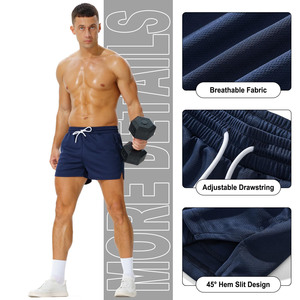 Shorts de jogging d'été personnalisés pour hommes, séchage rapide, taille élastique, coupe droite ample, shorts de plage, shorts de sport pour hommes - Product Image 3