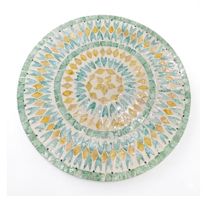 Plato base radiante estilo bohemio para decoración de bodas de lujo en la playa y mesas de comedor elegantes - Product Image 2