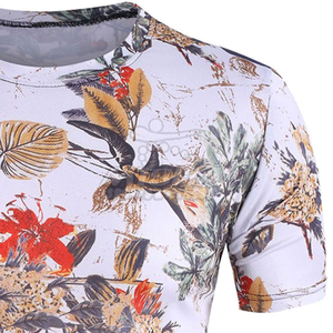 โรงงานขายส่งเสื้อยืดพิมพ์ลายแบบซับลิเมชั่นคุณภาพสูง พิมพ์ลายทั้งตัว เสื้อ OEM - Product Image 4