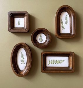 Cadre photo en bois de haute qualité Décoration murale élégante en incrustation d'os d'Inde - Product Image 5