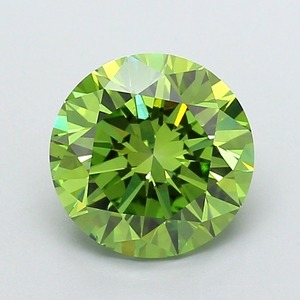 Diamant de laboratoire CVD vert vif fantaisie rond de 3,00 carats, clarté VS1, polissage excellent, pierre précieuse de luxe - Product Image 6