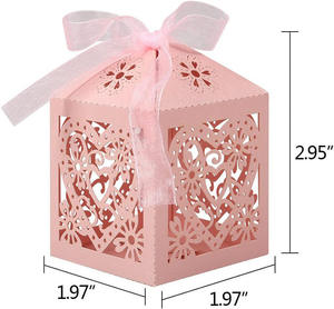 Premium High Quality Hollowed Out Candy <b>Box</b> <b>Keepsake</b> <b>Box</b> Love Laser Level Jewelry Gift <b>Box</b> Manufacturer Best Price - Product Image 2