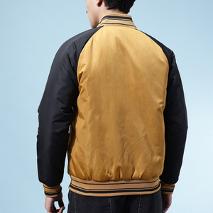 Custom <b>men</b> bomber <b>jacket</b> quilted puffer varsity windproof streetwear fishing winter breathable lightweight <b>men</b> fashion satin OEM - Product Image 2
