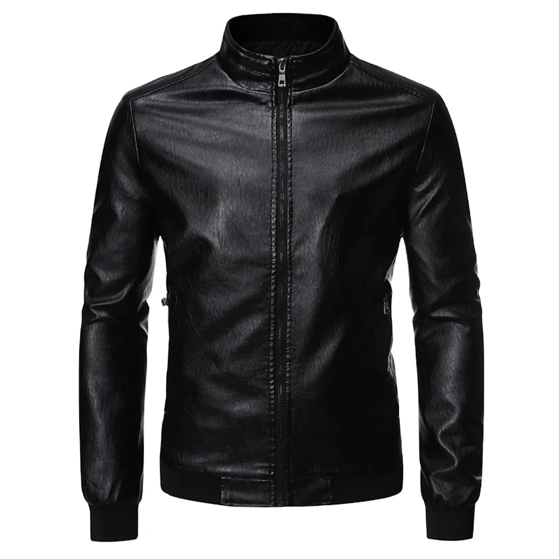 Hot Selling Product Best Winter Men's Slim Leather Jackets Customized Design