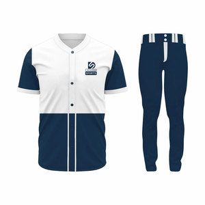Uniforme de Béisbol de Último Diseño, Nuevo Estilo, Transpirable, de Secado Rápido, Ligero, de Primera Calidad, Color Sólido, 100% Poliéster, para Venta en Línea - Product Image 2