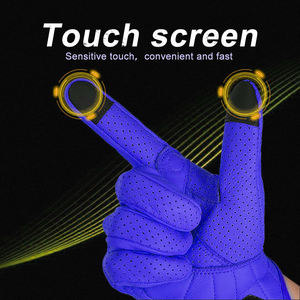 Guantes de Motocicleta Transpirables con Protección, Pantalla Táctil, para Carreras, Dedos Completos, con Logotipo Personalizado - Product Image 6