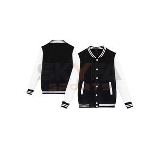   Vestes de baseball en cuir sur mesure pour hommes, taille plus, style varsity, veste de rue pour hommes - Product Image 1