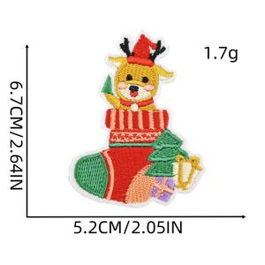 Factory Wholesale Embroidery Patch Custom Geometric Applique <b>Iron</b> <b>On</b> Sew <b>On</b> Badge for Caps Jackets Bags Garments Decorative Clot - Product Image 2