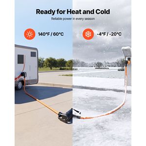 Câble d'extension robuste pour camping-car 30 ampères 100 pieds 125V 2500W 10/3 AWG STW certifié ETL NEMA TT-30P vers TT-30R - Product Image 5