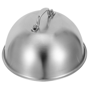 Tapa de acero inoxidable para asar, cubierta pequeña de metal para cocinar al vapor, tapa para parrilla para queso y hamburguesas - Product Image 6