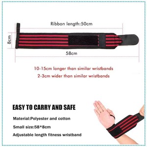Ceinture de Compression Sportive Haute Qualité pour Entraînement en Salle, Soutien de Poignet de Sécurité, Bande de Maintien pour Musculation et Fitness - Product Image 5