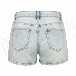 Chaquetas Vaqueras de Algodón Ajustadas para Mujer, Camisas de Mezclilla de Manga Corta, Tops Personalizados, Ropa Casual Urbana para Dama - Product Image 2