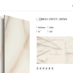 Dalles de porcelaine Aurora Suprema Gloss 800x1600 1200x1800 750x1500mm conçues pour les intérieurs résidentiels et commerciaux modernes haut de gamme - Product Image 1
