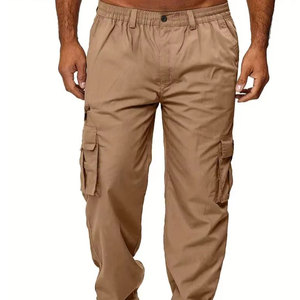 Pantalones Cargo y de Vestir para Hombre, Diseño Flexible y Cómodo, Construcción Robusta, Estilo Contemporáneo, Esenciales de Moda - Product Image 1