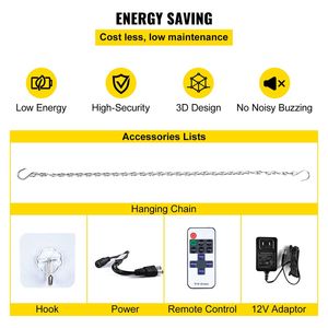 Insegna al Neon 'Better Together' 33x18 cm + 46x20 cm, Luci LED Bianco Caldo, Luminosità Regolabile, Telecomando per Matrimoni - Product Image 6