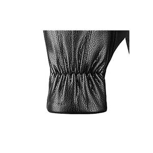 Gants d'hiver en cuir pour hommes, gants de conduite chauds doublés de polaire pour écran tactile - Product Image 6