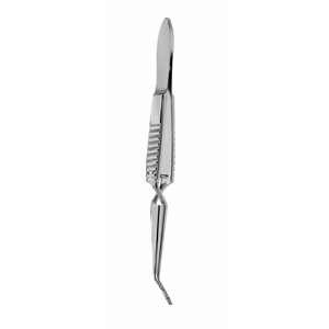 Pinces capsulaires Gill-Arruga, manche en acier inoxydable, instrument chirurgical ophtalmique de précision réutilisable pour microchirurgie, certifié CE - Product Image 4