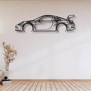 Sculpture de voiture en fer noir, design moderne personnalisé, pour intérieur et extérieur, art mural suspendu, salon, chambre, taille de cadre personnalisée, artisanat - Product Image 4