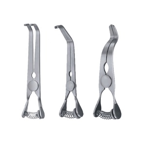 ADAN <b>INSTRUMENTS</b> DeBakey-Satinsky Atrauma Bulldog Clamp Stainless Steel Cardiovascular <b>Neurosurgery</b> Glove Clamps Curved - Product Image 1