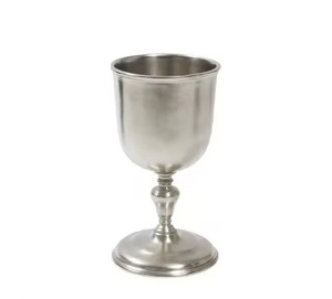 Lot de 2 verres à vin martelés en cuivre avec tige en laiton, style vintage, pour bar à domicile et fêtes, à bon prix - Product Image 4