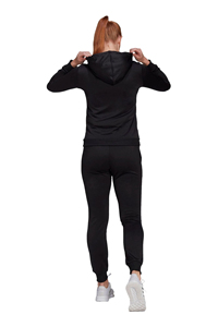 Custom Logo <b>Women's</b> Thick Cotton <b>Fleece</b> Sportswear Set Unisex Tracksuits <b>Jogger</b> Two Piece Set Sweatpants and Hoodie Set - Product Image 4