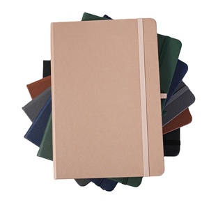 Carnet A5 à couverture rigide en cuir avec 100 feuilles, élastique, agenda, journal, porte-stylo, cadeau, fournitures de bureau - Product Image 1