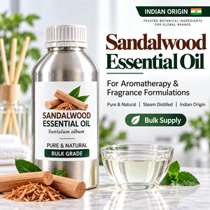 Huile essentielle de Santalum Album L, huile de bois de santal de qualité supérieure, fournisseur pour les acheteurs B2B mondiaux - Product Image 1