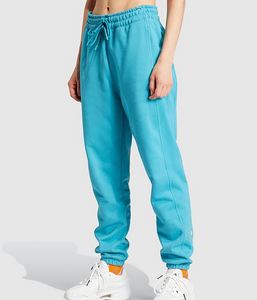 Pantalones deportivos de lana rosa para mujer, informales, holgados, de pierna recta, cintura elástica, longitud completa, color sólido, con bolsillos, para primavera - Product Image 5