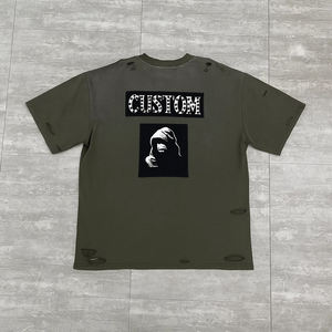 Fabricant de vêtements pour hommes, impression personnalisée selon votre propre design, t-shirts 100% coton pour hommes, coupe classique, meilleurs t-shirts imprimés - Product Image 3
