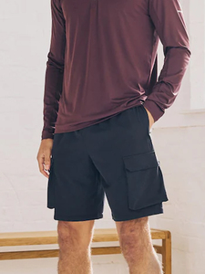 Shorts de Playa para Hombre, Verano, Ecológicos, Oxford Digital, Sólidos, Casuales, 100% Algodón, Impermeables, Transpirables, Servicio OEM - Product Image 4