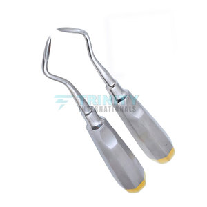Élévateur dentaire manuel ergonomique professionnel à pointe courbée pour extraction chirurgicale des racines dentaires - Product Image 2