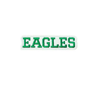 Patch brodé personnalisé Aigles, thermocollant, couleur turquoise, forme irrégulière, en feutre non tissé, pour vêtements - Product Image 5