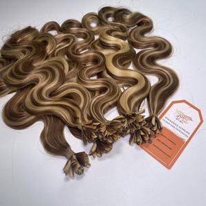 Extensiones de cabello humano crudo virgen con punta en U 100% cabello Remy puro sin procesar de larga duración estilo recto de precio de Vietnam - Product Image 5