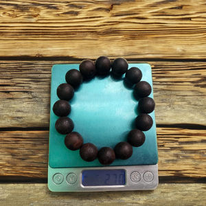 Handmade Black Agarwood <b>Bracelet</b> Fragrant Agarwood <b>Beads</b> 8mm 10mm 12mm - Product Image 1