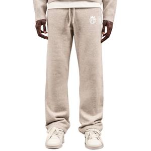Pantalones Deportivos de Punto Beige Unisex, Pantalones de Chándal de Punto Suave, Cintura Elástica, Ropa Casual para Estar en Casa o Salir a la Calle, Cálidos para Invierno, OEM Personalizado - Product Image 6