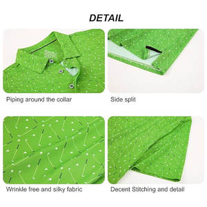 Polos Estampados para Hombre Tallas Grandes, Promoción de Venta, Polos de Golf de Secado Rápido para Deporte, Polos de Poliéster - Product Image 6