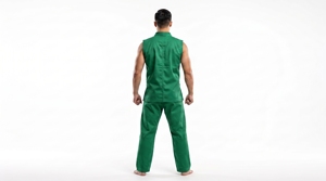 Uniforme de Taekwondo Dumela Color Verde, Ropa Duradera para Artes Marciales y Entrenamiento - Product Image 4