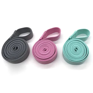 Bandes de Résistance Longues en Tissu Polyester Personnalisées de Haute Qualité pour Exercices, Antidérapantes et Très Élastiques, Vente en Gros Direct Usine - Product Image 3