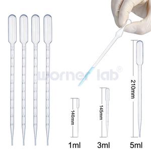 ปิเปตต์พลาสติกแบบใช้แล้วทิ้งขนาด0.2มล. 0.5มล. 1มล. 2มล. 3มล. 5มล. 10มล. - Product Image 3