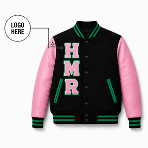 Veste de sororité Alpha Kapa personnalisée HMR, brodée, style varsity pour femmes, avec logo personnalisé, veste de sororité pour femmes - Product Image 1