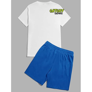 Conjunto de Camisetas Tejidas para Hombre, Camisetas de Manga Corta de Algodón Estampadas, Camisetas Casuales de Moda, Opciones Personalizadas al por Mayor - Product Image 2