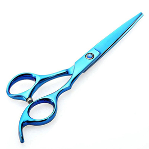 Ciseaux de barbier professionnels de qualité supérieure, durables, réutilisables, légers, tranchants, en acier inoxydable, pour droitiers, manche moyen, 32 - Product Image 2
