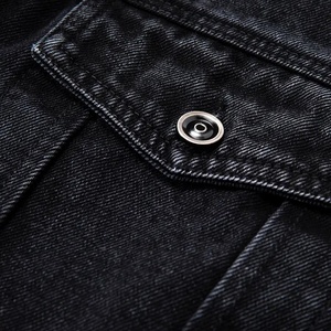 Hot Selling High Quality Denim Jackets Custom Mens Color Bomber Jeans Jacket Fashionable Denim Jacket for Men LWK-DJ-1001 - Product Image 3
