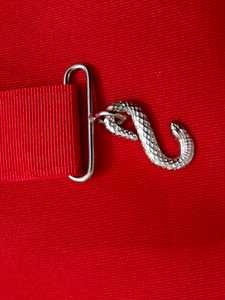 Produit phare Ventoria Enterprises : Écusson carré brodé à la machine avec épingle de sûreté, pour Regalia maçonnique artisanale, Maître Maçon de Loge Bleue, Tablier Rouge - Product Image 6