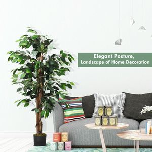 Albero di Ficus Artificiale in Seta da 4 Piedi per Uso Interno ed Esterno - Product Image 3