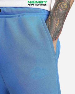 Pantalon de jogging respirant avec œillets pour hommes, idéal pour la gym, l'entraînement et le sport, ensemble de pantalons en molleton ventilés - Product Image 4