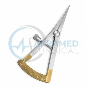 Calibrador de Medición Manual Castroviejo, Instrumento Ortopédico Quirúrgico de Acero Inoxidable, Medidor de Precisión, Herramienta Reutilizable con Certificación CE - Product Image 6