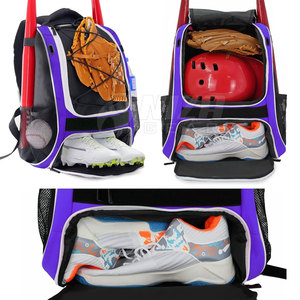 Waterproof Casual Solid Polyester Baseball Sports <b>Backpack</b>-Eco-friendly Breathable Nylon <b>Big</b> Capacity Arcuate Shoulder Strap - Product Image 5